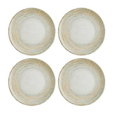 Bonna China Sands dia.10"  Round Decorated Porcelain Plate (Set of 4)